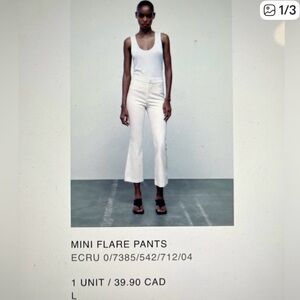 Zara Mini Flare Pants